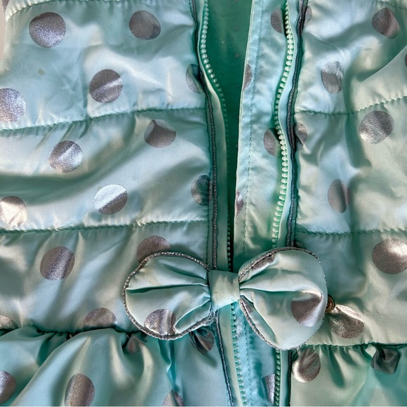 Little Me Girls’ Hooded Puffer Vest - Size: 24 Months. - Picture 3 of 8